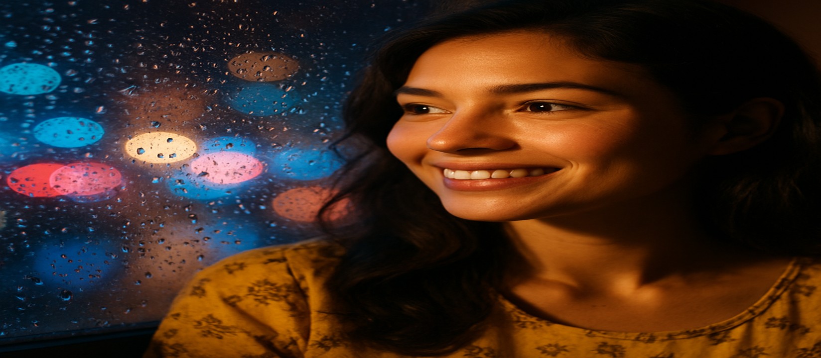 kkff-এ একটি মেয়ে উজ্জ্বল আলোয় জ্বলন্ত গেমিং প্ল্যাটফর্মের পাশে থাকা একটি আরকেড গেমের কাছে বসে হাসছে